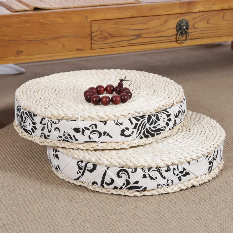 Тканая Подушка футон в японском стиле ручной работы большие напольные подушки