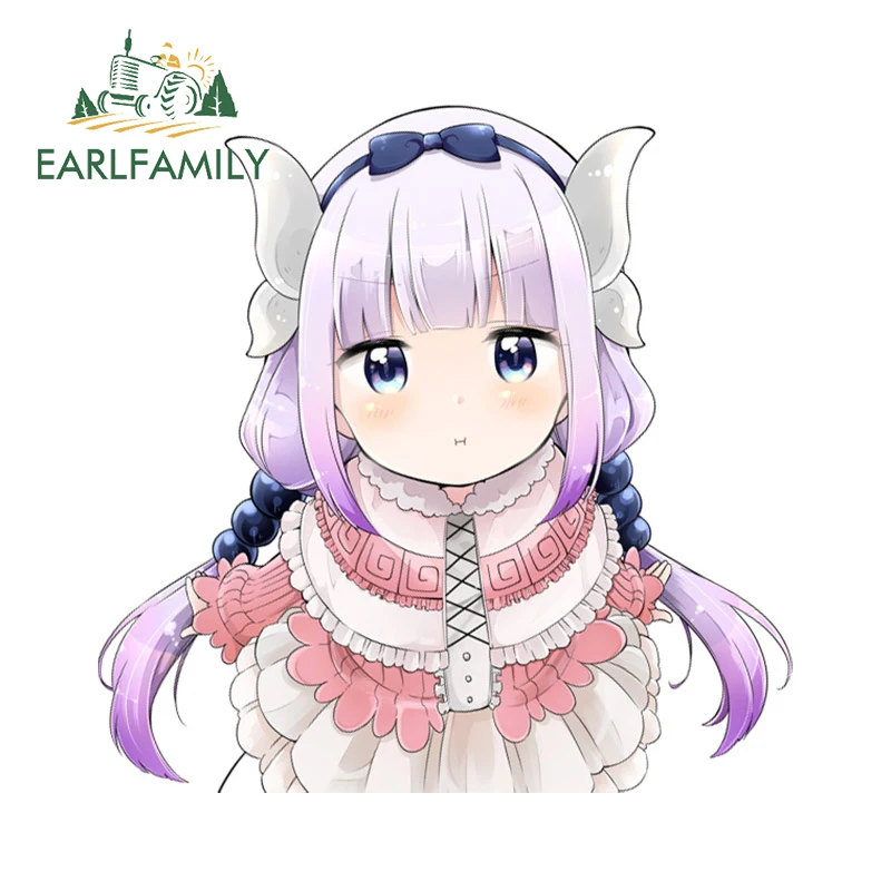 EARLFAMILY 13 см x для Kanna Kamui автомобильные наклейки индивидуальные Солнцезащитная