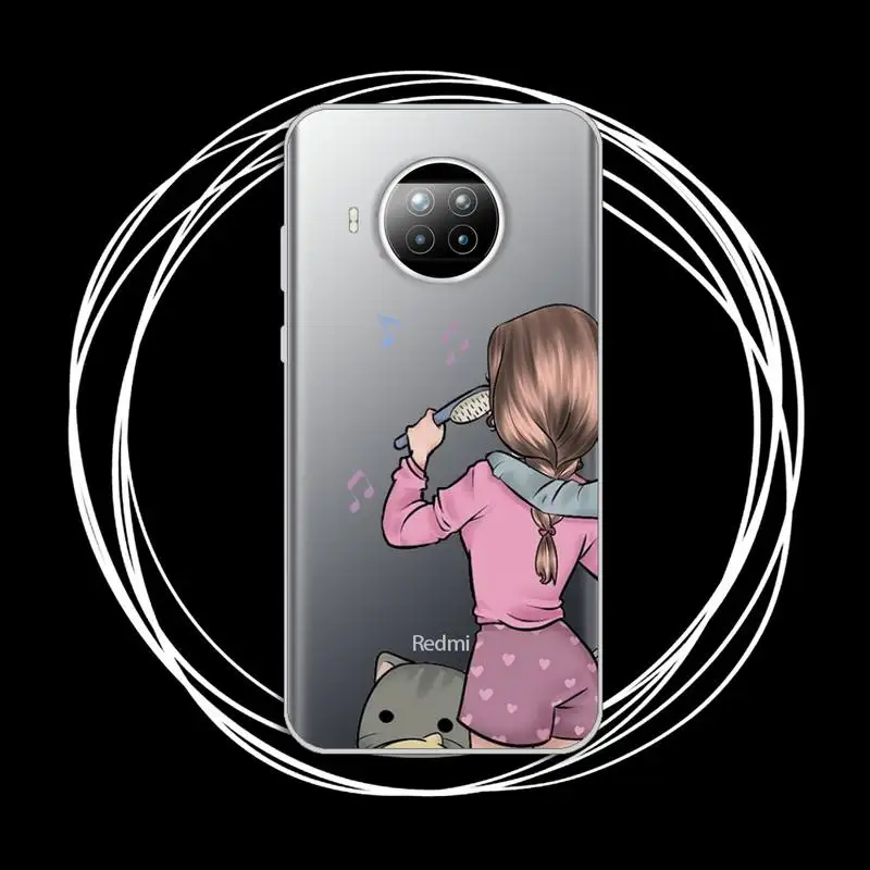 

Girls Bff Best Friends Forever Phone Case Transparent for Xiaomi mi Redmi note 10t 8 9 pro lite 11 Samsung S8 9 10 20 plus ultra