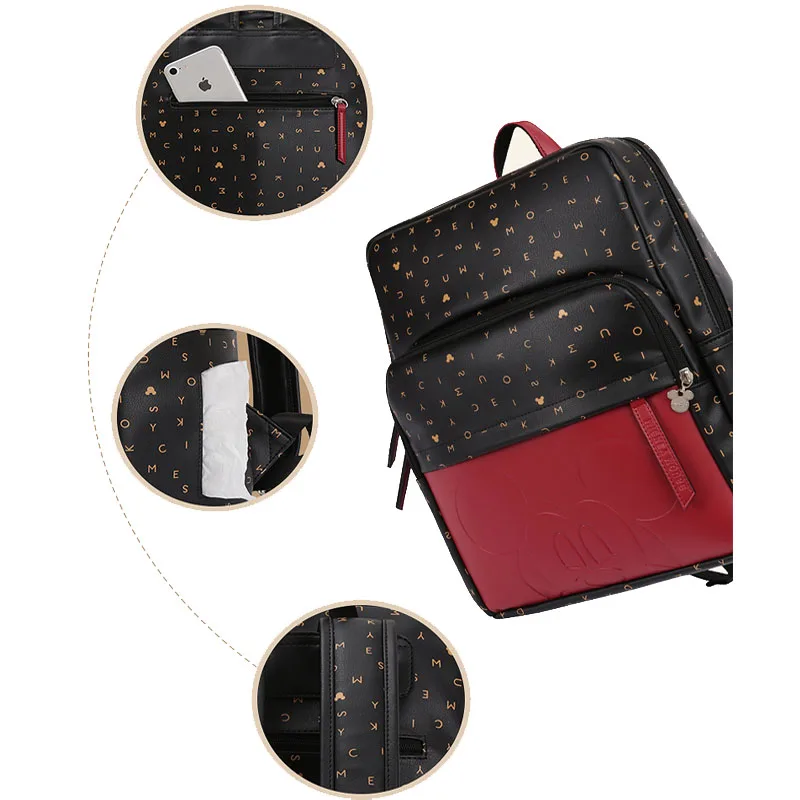 Disney сумка для мам с USB бутылочкой подогрева дорожная ухода за ребенком