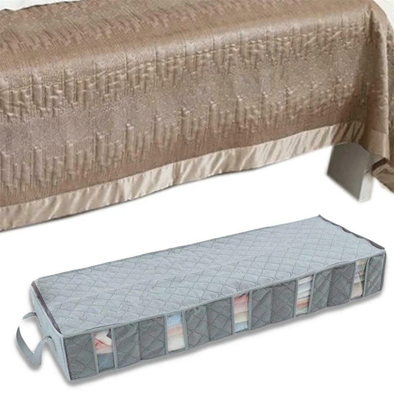 Коробка для обуви хранение пуховых одеял сумка одежды органайзер под кровать