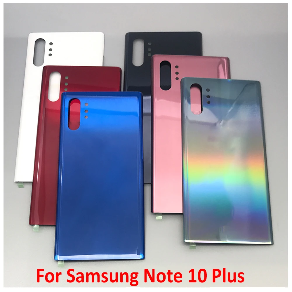 

Back Glass Rear Cover Battery For Samsung Galaxy Note 10 Note10 Plus Door Housing Battery Back Cover