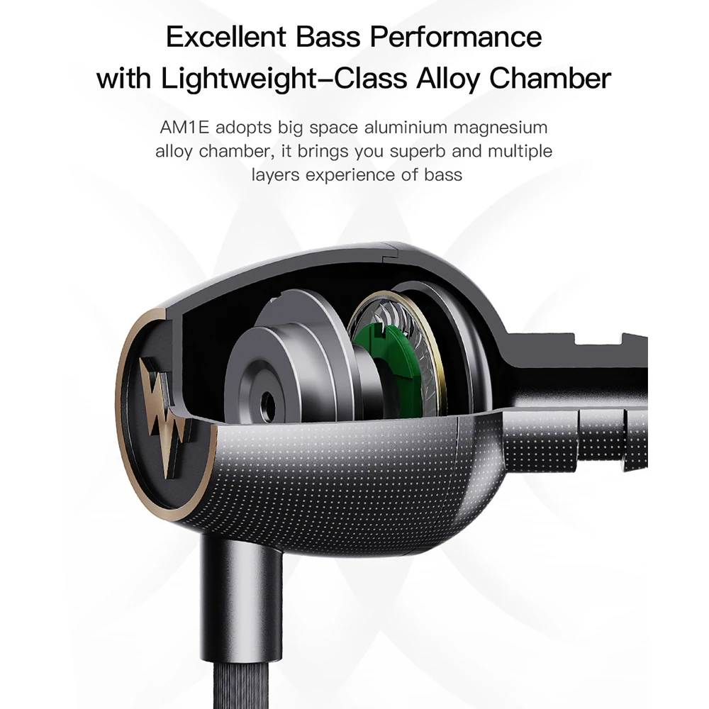 Whizzer AM1E HiFi беспроводные Bluetooth наушники, водонепроницаемые шейные наушники с микрофоном, управление для Android IOS, 15hrs, рабочая Спортивная гарнитура
