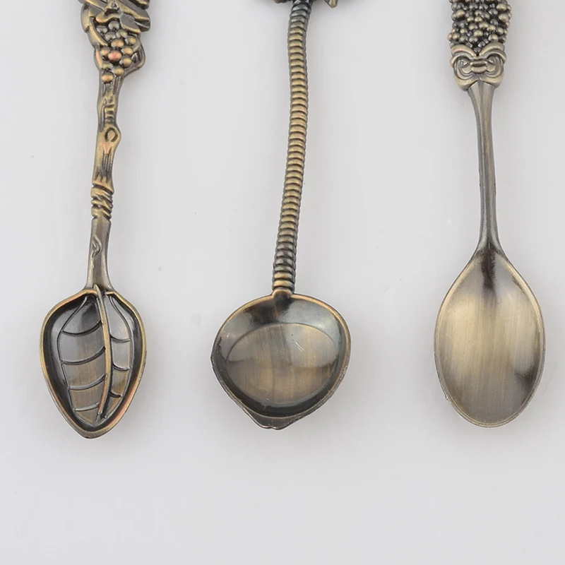 Креативная кофейная ложка OBR 4 шт./компл. чайная в форме кокосового дерева торт