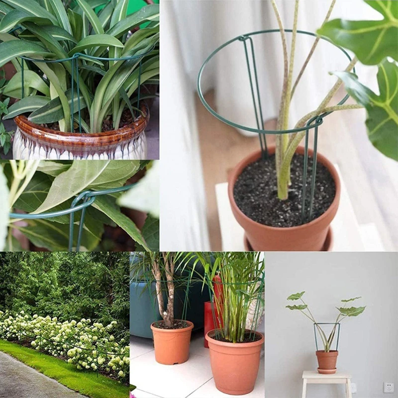 

Climbing Plant Support Cage Garden Flowers Stand Rings Tomato Support Durable Vine Rack for tomato Pea Ivy