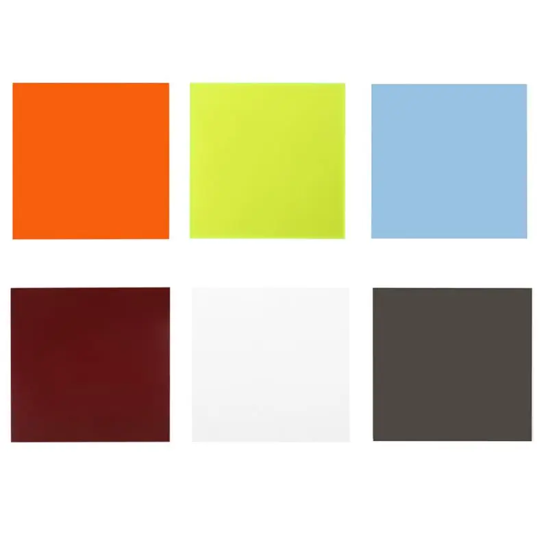 

15×15cm Board Colored Acrylic Sheet DIY Toy Accessories Model Making QXNB