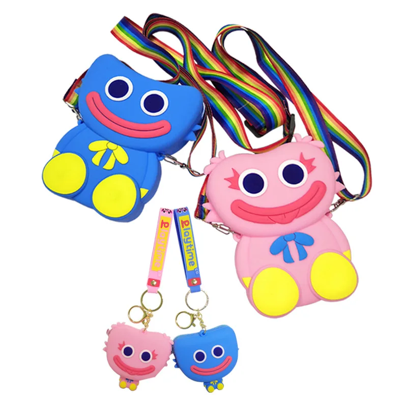 

Game Poppy Playtime Pop It Bag Push Bubble Fidget Toys Huggy Wuggy Wallet Purse Antistress Soft Squishy Popit Squeeze Toy Gifts