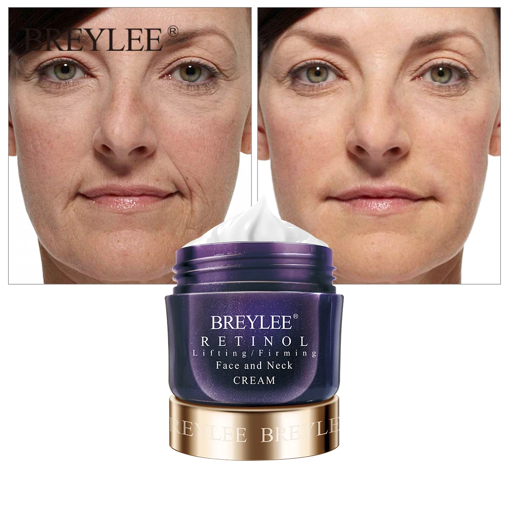 

BREYLEE Retinol Firming Face Cream Anti-aging Remove Wrinkles Moisturizing Facial Serum Lifting Neck Night Day Cream Skin Care