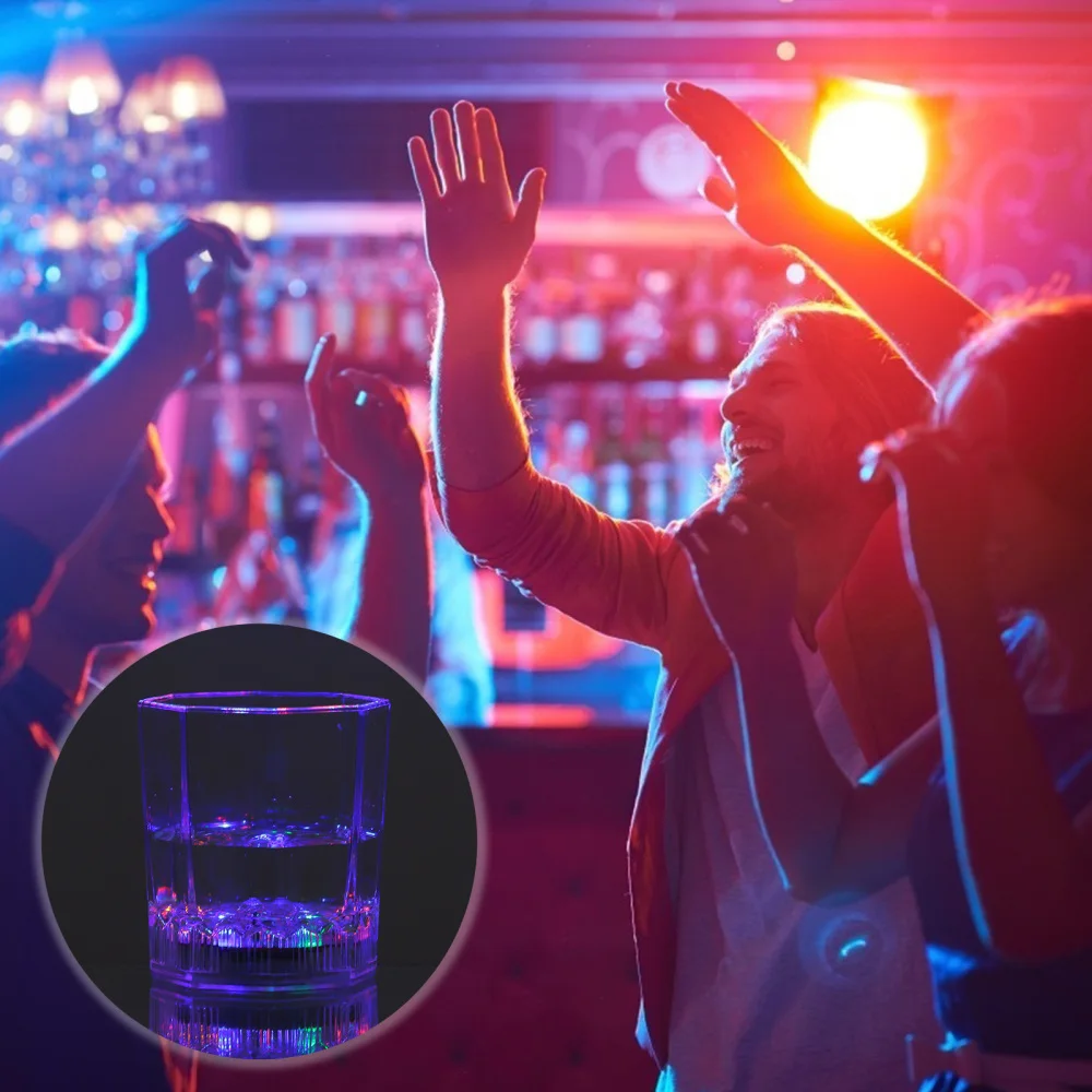 

6pcs Luminescence Water Cup Transparent Cups Simple 150ML Water Cups