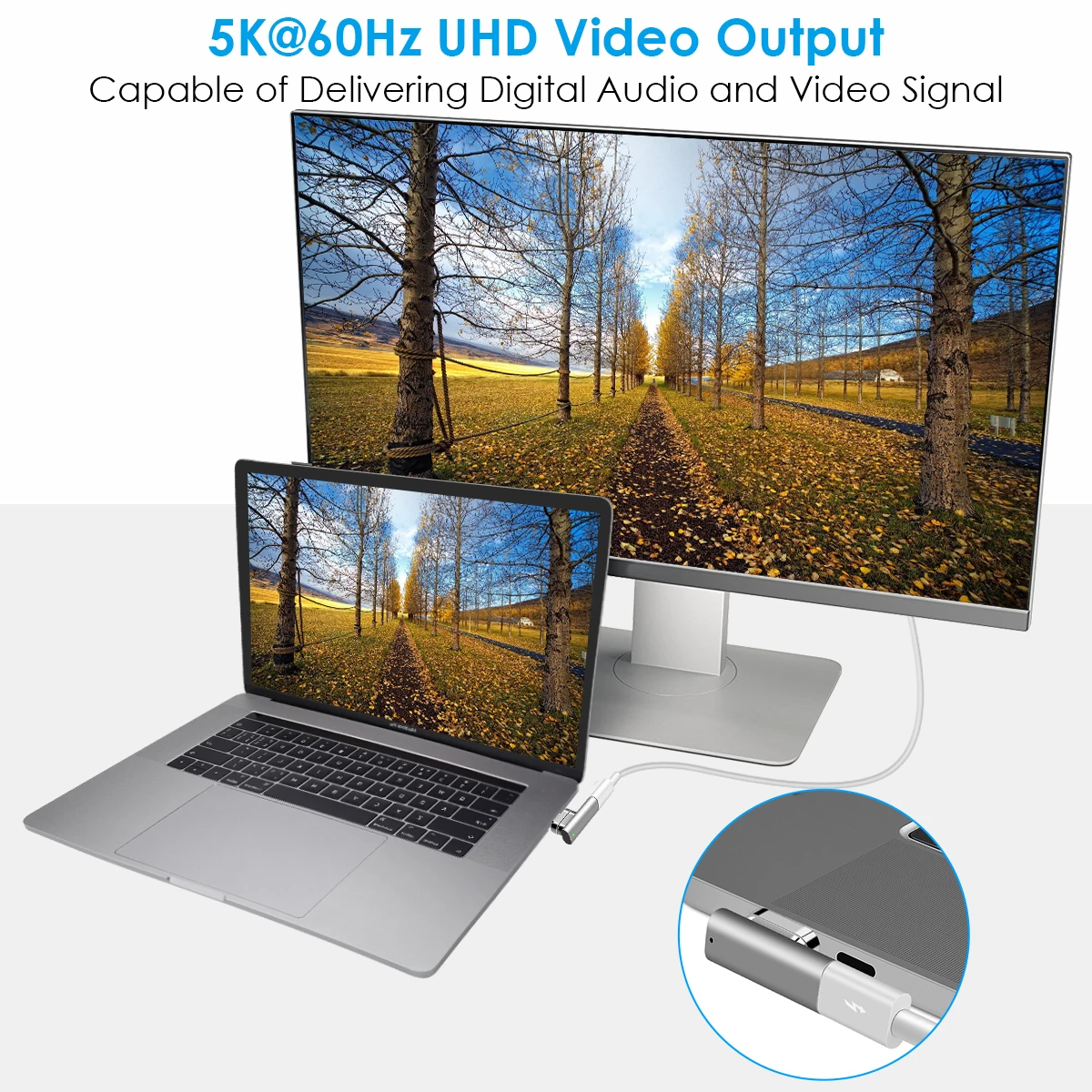 Лидер продаж 24 шпильки Тип C разъем с разъемом MagSafe для Поддержка до 100W 40 ГБ/сек. PD