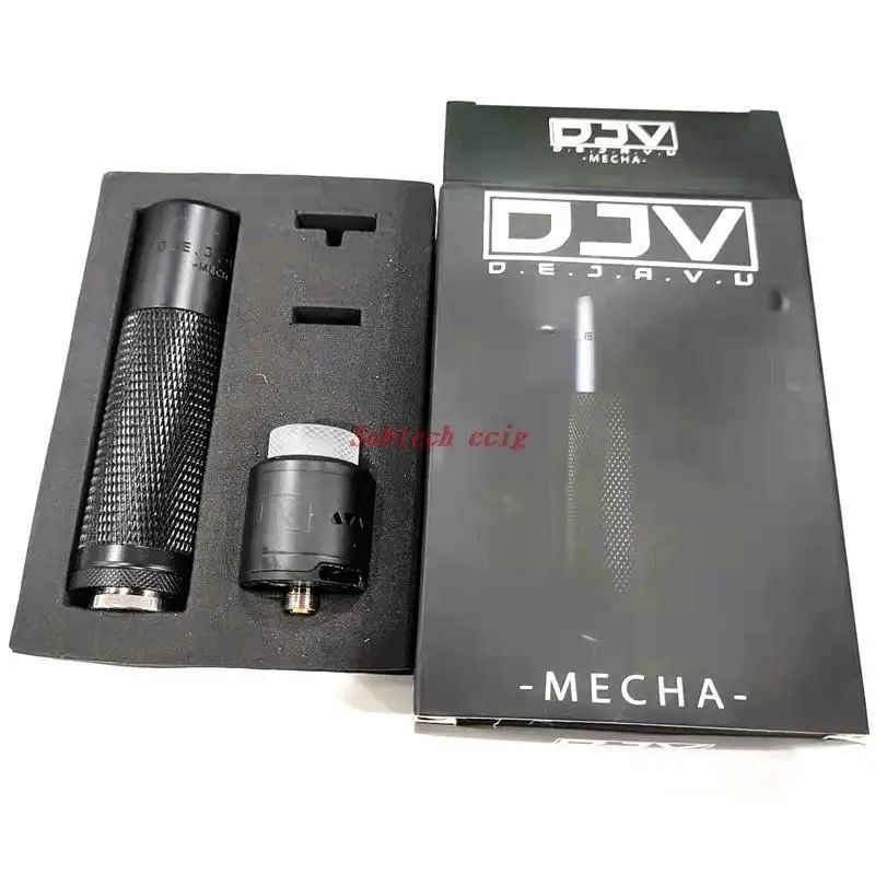 DJV Mod Kit Mechanical Mech 25MM Diameter Fit Single 18650 Battery 316SS With RDA Bottom Adjustable Tank Atomizer | Электроника