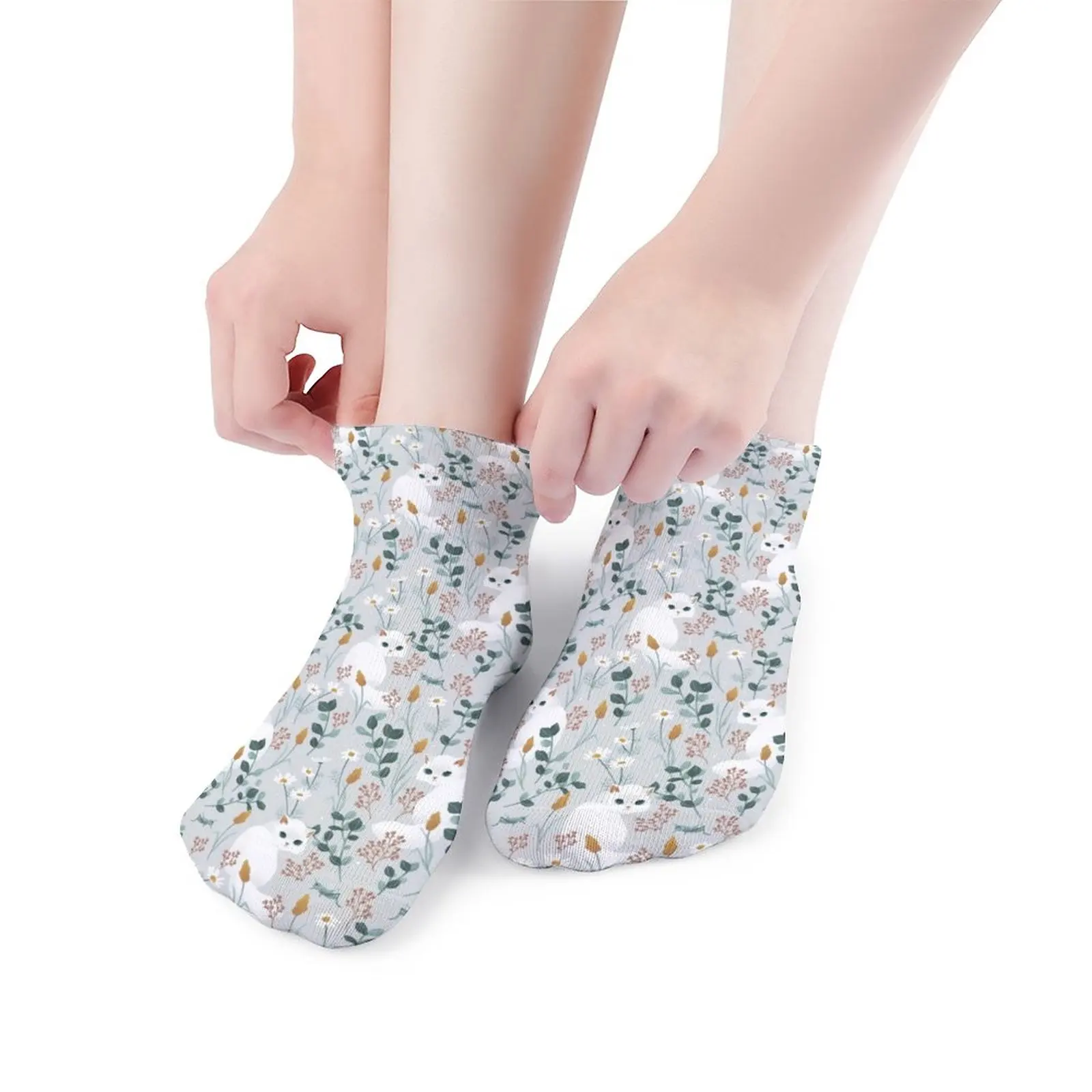 

Animal Socks Spring Print Socks Trendy Female Anti Skid Large Chemical Fiber Socks