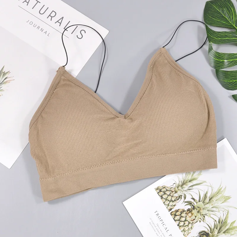 

Women Bras Push Up Thin Sling Bralette Underwear Lingerie Full Cup Plus Size Bralette Wire Free Seamless Fitness Brassiere