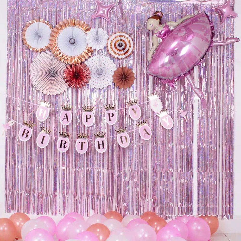 Металлический фон для фотосъемки с бахромой|Занавески| |