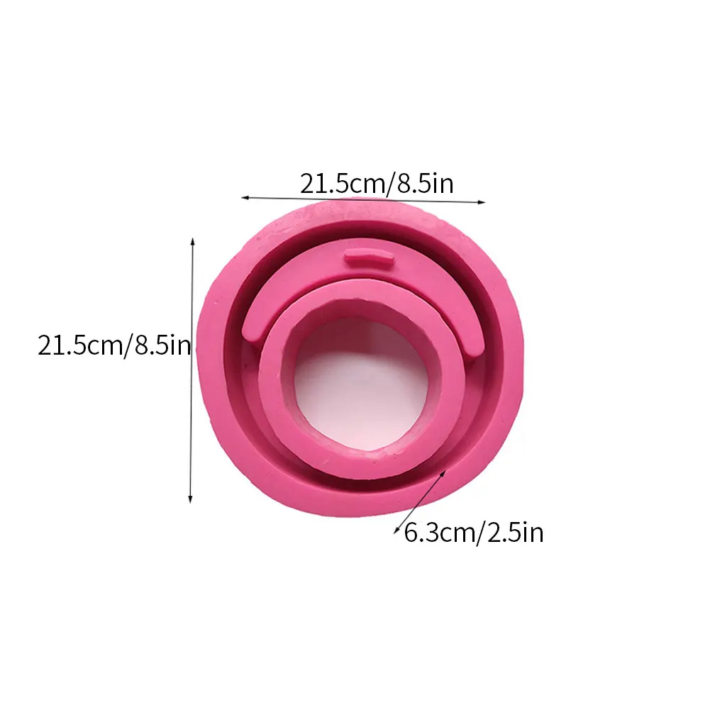 

DIY Flower Pot Mold Food-Grade Silicon Succlent Cement Pot Mold Vase Mold Cactus Molds Silicone DIY Aromatherapy Candle Decor