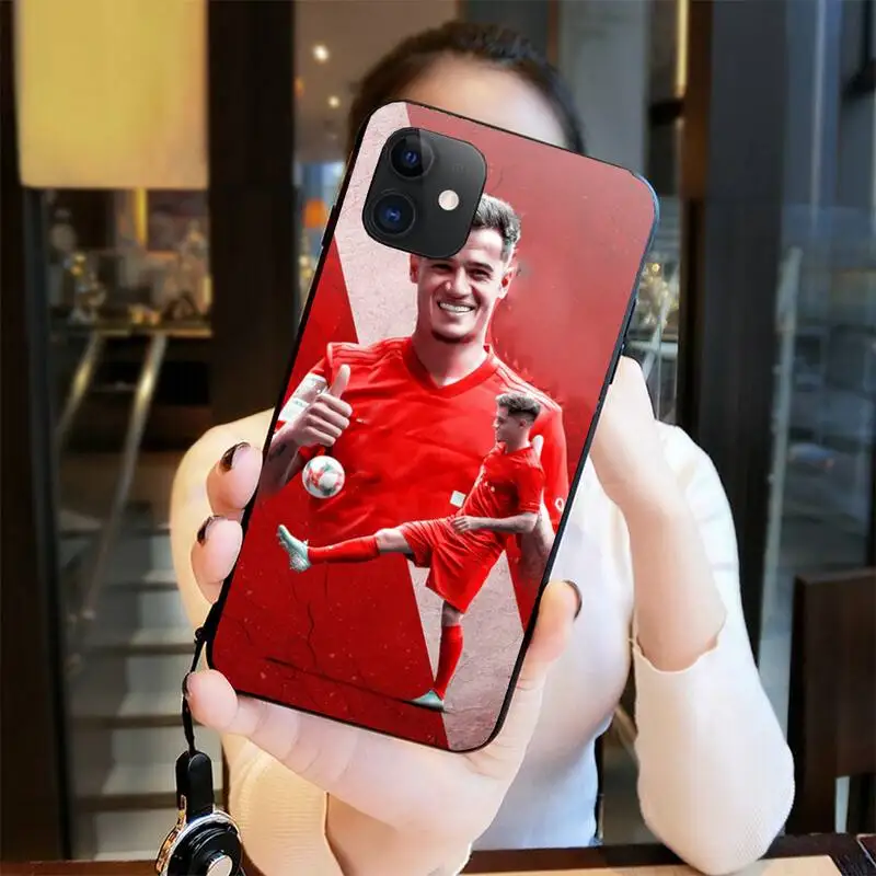 

football Coutinho DIY Luxury Phone Case for iPhone 11 pro XS MAX 8 7 6 6S Plus X 5S SE 2020 XR case