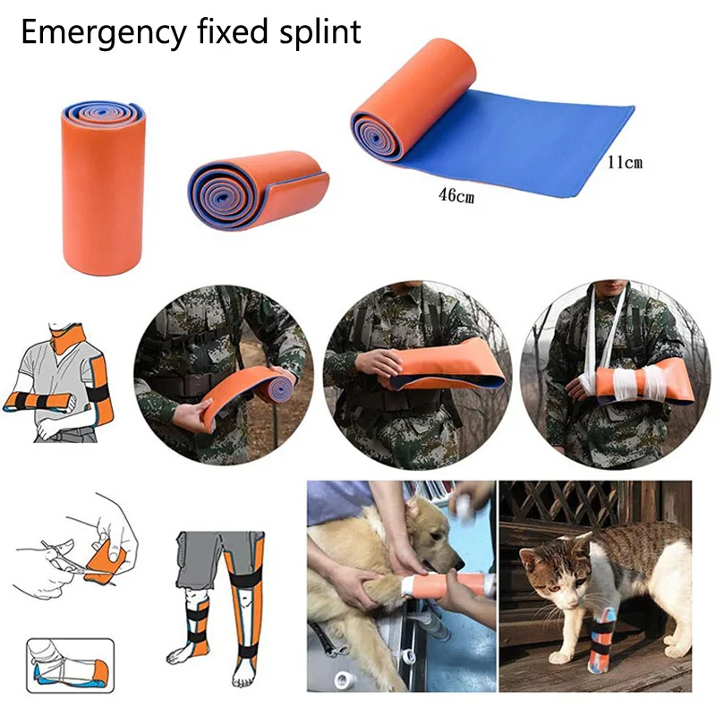 46 Pieces Survival First Aid Kit Molle Outdoor Gear Emergency Kits Trauma Bag for Camping Hunting Hiking Home Car and Adventures