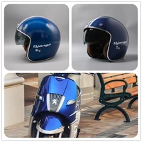 universal motorcycle original helmet for peugeot scooter django retro half helmet