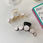 Новые большие жемчужные заколки для волос, акриловые заколки для волос, большие размеры, заколки для макияжа и укладки волос для женщин, модные аксессуары для волос