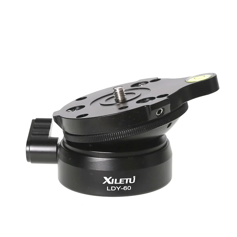 XILETU LDY-60 головка штатива панорамная платформа горизонтальная регулировка платформа профессиональная полусфера аэрофотосъемка