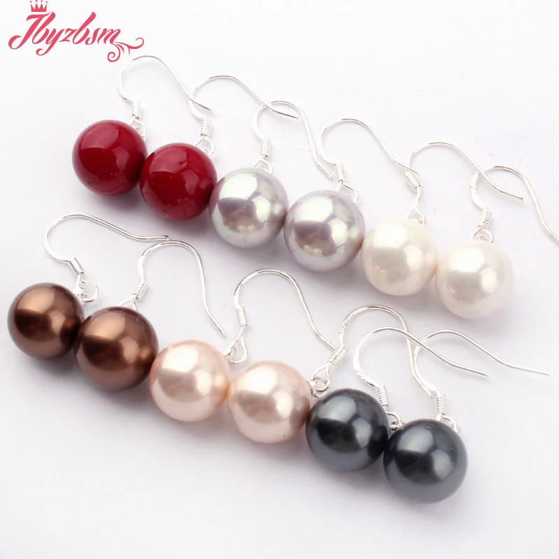 10 мм круглые бусины из драгоценных камней белые тибетские серебряные висячие