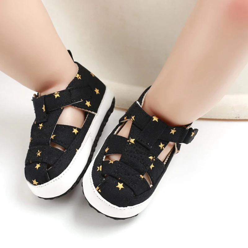 

Baby Sandals Boys Newborn Infant Summer Soft Soled Flat Shoes Hollow Kids Sandals For Boy Walking Shoes 222