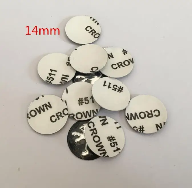 10pcs 14mm 16mm Car Remote Key Fob Emblem Badge Radio button Sticker Replacement car Styling accessories | Автомобили и мотоциклы