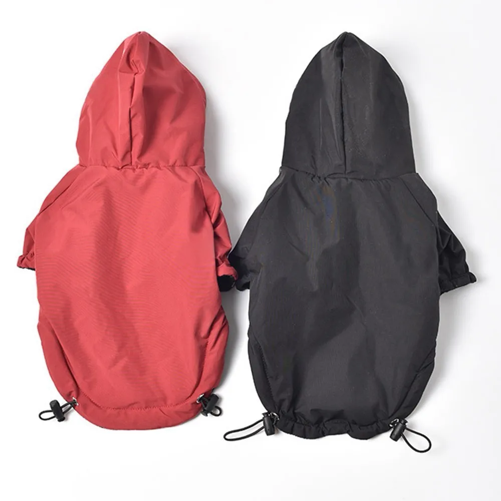 

Теплая куртка, одежда для домашних животных, водонепроницаемая, собачьи плащи, для бульдога, Лабрадора, теплая, флисовая, Толстовка для соба...