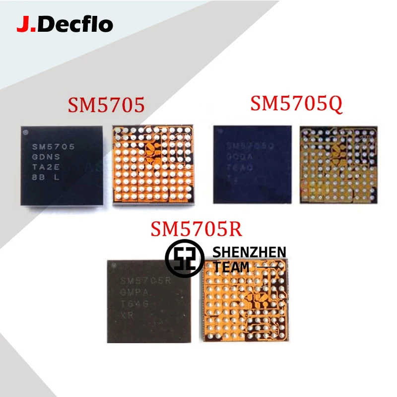 

JDecflo SM5705 SM5705Q SM5705R For USB Charging IC Charger Samsung A510F A710FD C5010 C5000 C7000 C9000 IC de Carga BGA Chips