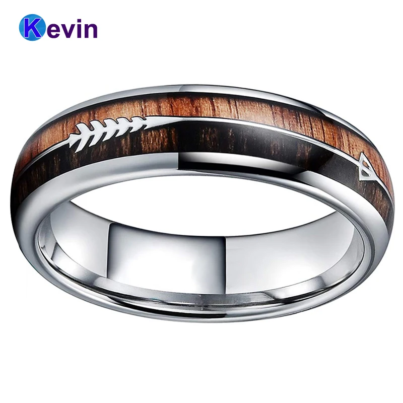 Обручальное кольцо из вольфрама для мужчин и женщин обручальное с двойной