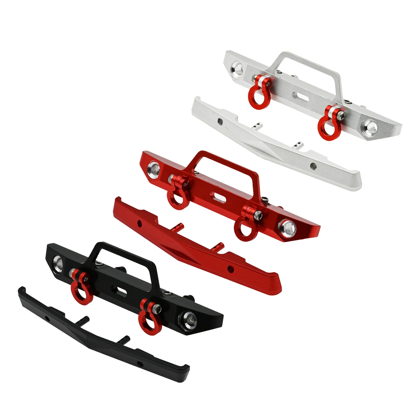 

RC автомобиль Алюминий Сплав передний бампер для осевой SCX24 AXI90081 1/24th машинка на радиоуправлении