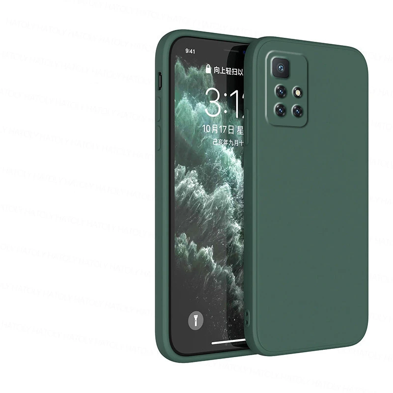 for xiaomi redmi 10 case redmi 10 9 9t note 8 9 9s 10 pro max cover liquid silicone phone case for xiaomi poco x3 m3 f3 f2 pro free global shipping