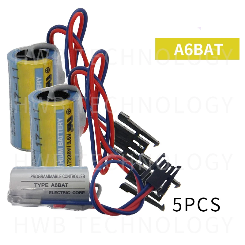 5 шт. в упаковке 100% оригинал новинка ER17330V 3 6 V PLC батарейки для Mitsubishi Servo A6BAT батареи