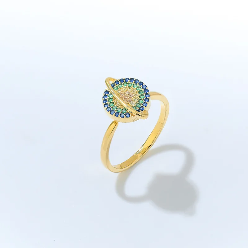 Вращающееся цветное кольцо с бриллиантами женское красным взрывобезопасным