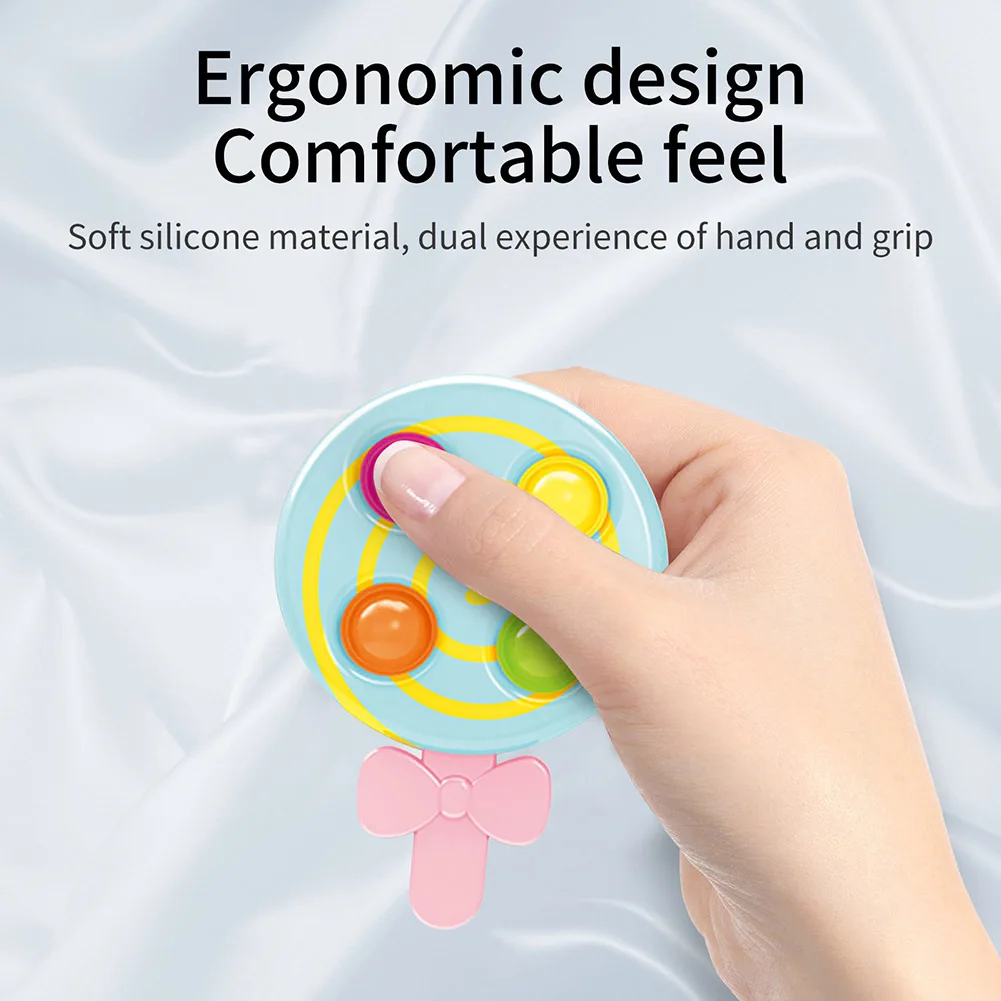 Juguete sensorial de silicona para aliviar el estr&eacute;s, juguete relajante de descompresi&oacute;n para Autismo para ni&ntilde;os y adultos-2