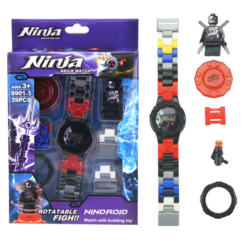 Конструктор Ninjagoing серии Nya мини часы Nindrold Lioyd совместимая фигурка детская