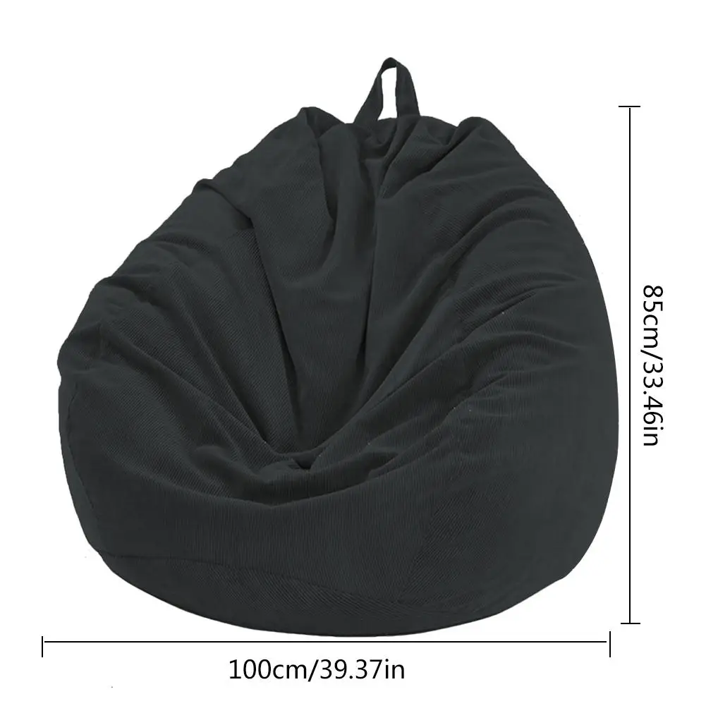 

Bean Bag Chair Cover Soft Removable Washable Slipcover Jacket For Most Bean Bag Sofa