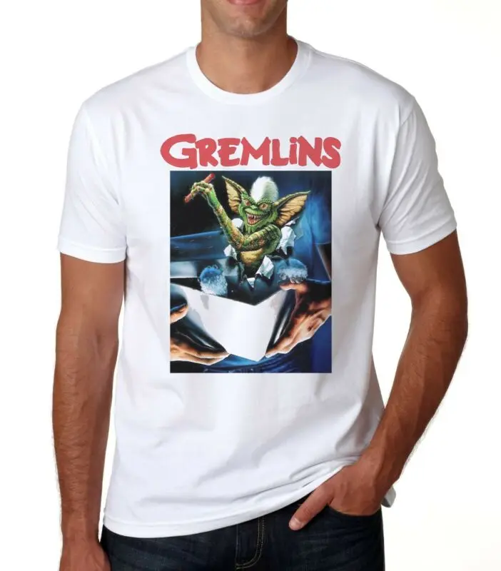 Футболка GREMLINS винтажная ретро культовая пленка подарок на день рождения GIZMO