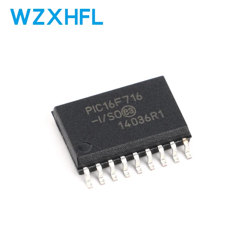 

1 шт./лот PIC16F716-I/SO SOP-18 PIC16F716-I/SO IC MCU 8BIT 3.5KB FLASH 18soic PIC16F716T-I/SO PIC16F716ISO PIC16F 716-I/SO F716