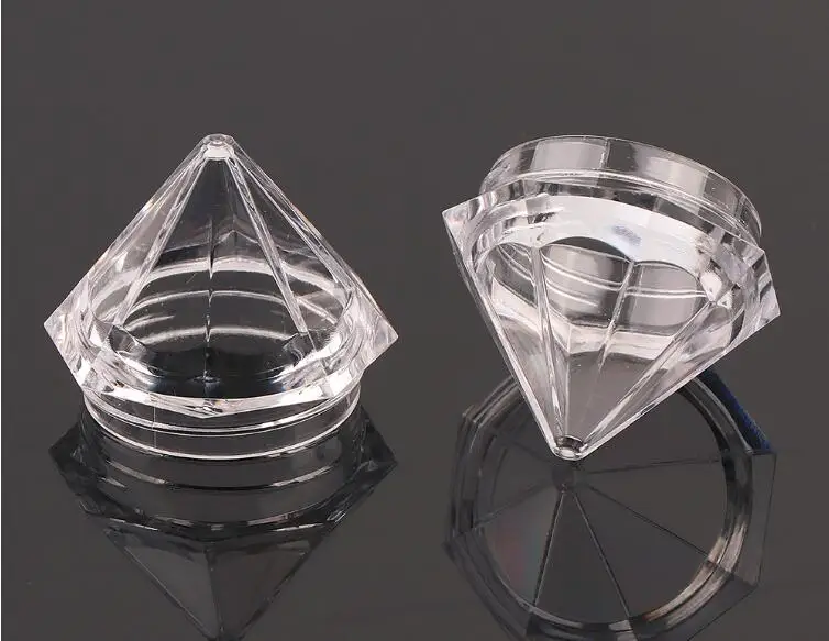 Пластиковая прозрачная коробка для крема 5 шт./лот путешествий хранения женских