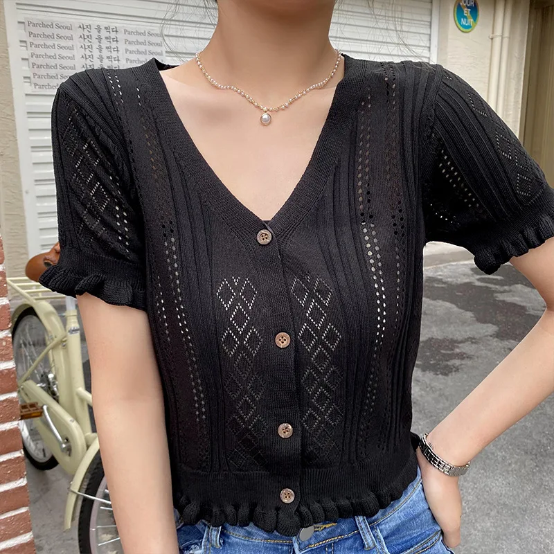

2021 new fashion T-shirt Womens Solid color Slim cotton