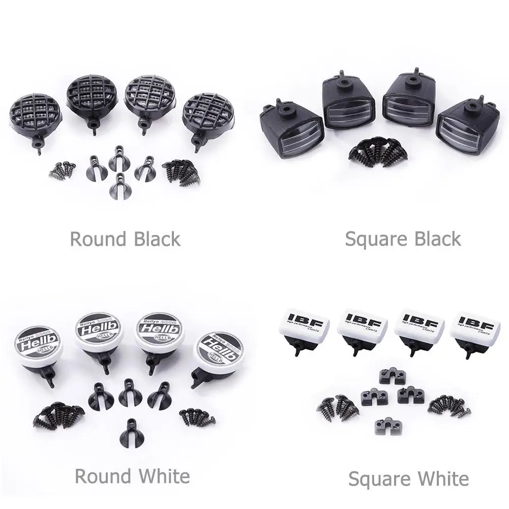 

4 шт., Автомобильный светодиодный абажур для радиоуправляемой игрушки