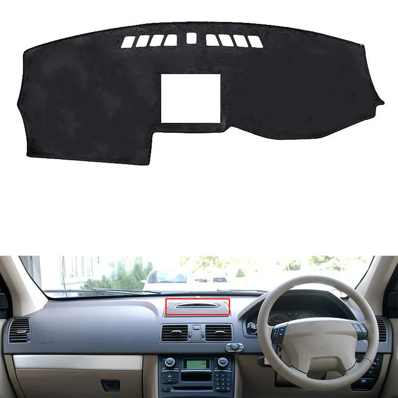Автомобильный коврик для приборной панели volvo XC90 2004 2005 2006 2007-2013 с правым и левым