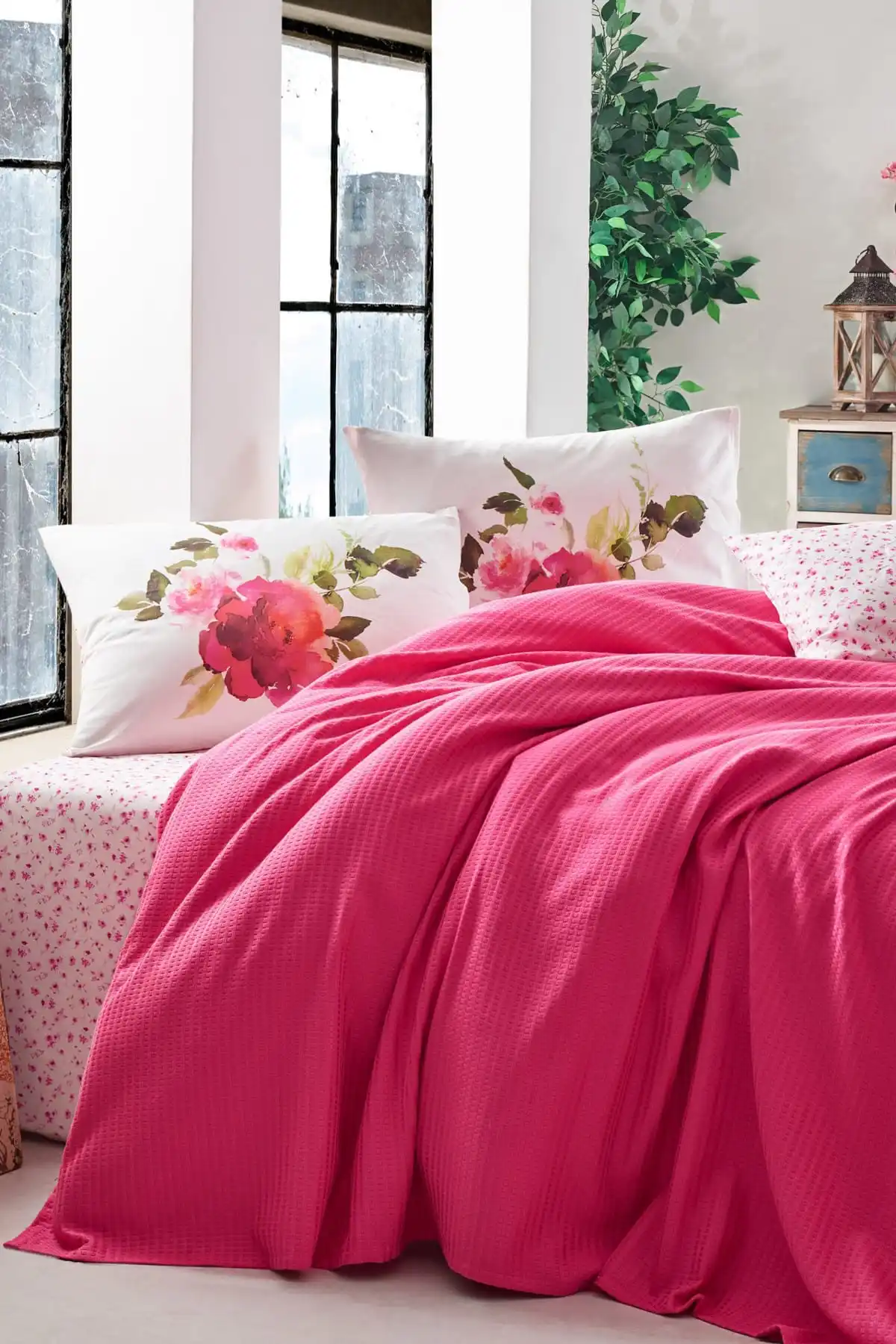 

Double Personality Pique Pack Garden Rose Pink 220x230 Cotton Tubeless
