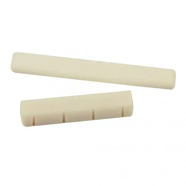 

Bone Saddle Nut Slotted for Ukulele