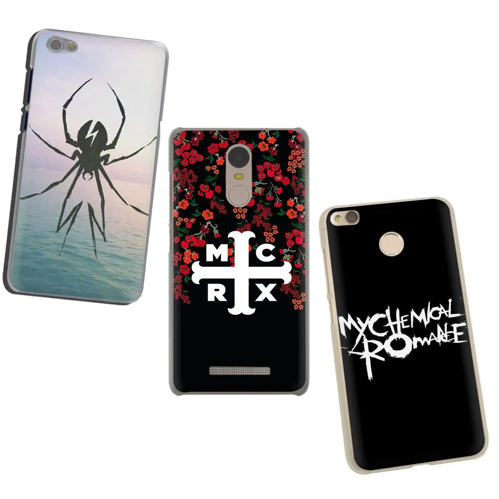 Жесткий чехол для телефона EWAU My Chemical Romance для Xiaomi Redmi 4A 4X5 5A 6 6A 7 7A Plus GO S2 K20 pro