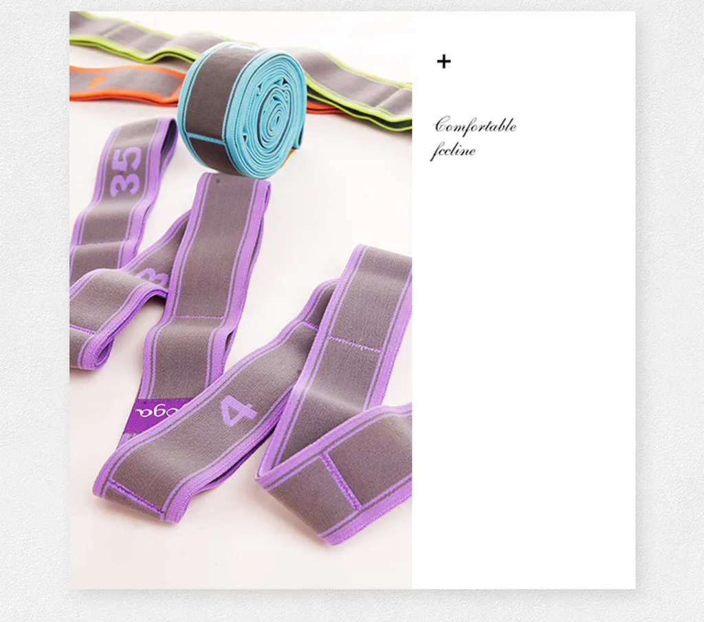 Женский эластичный ремень для йоги пояс фитнес тренировки веревка эластичность