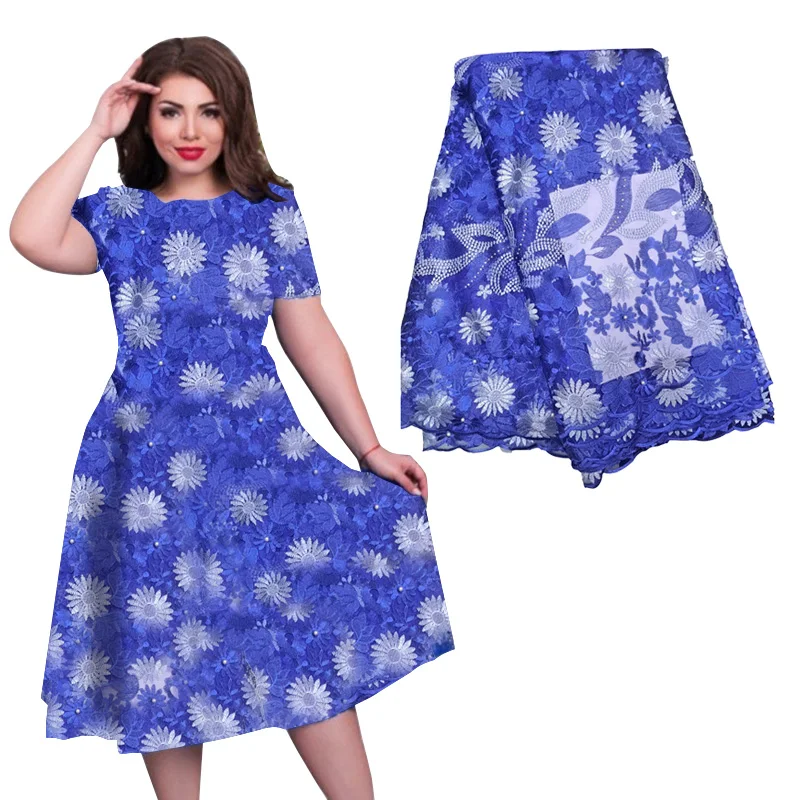 

Последняя африканская бисерная кружевная ткань 2019 французская Цветочная кружевная ткань для свадебной вечеринки нигерийские кружева вуал...