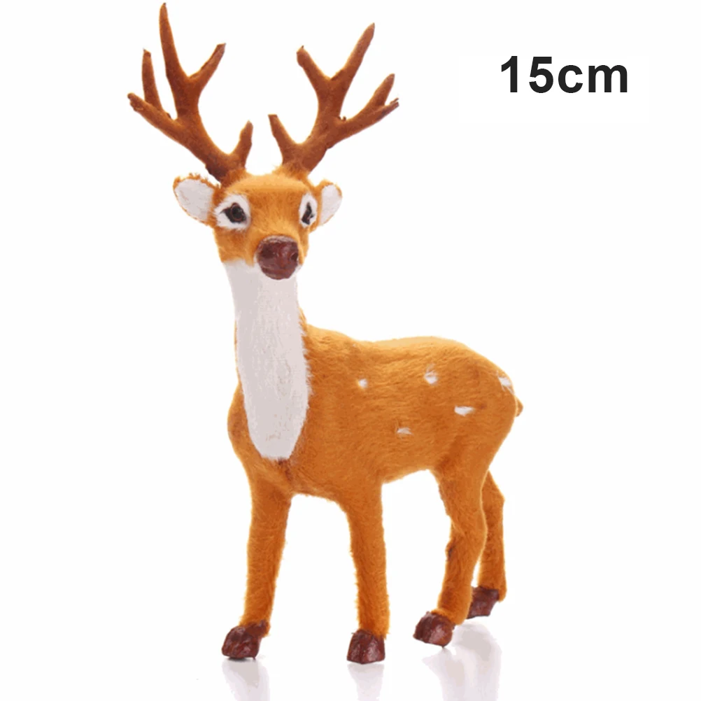 Рождественские куклы орнамент с оленями пластиковые олени украшения