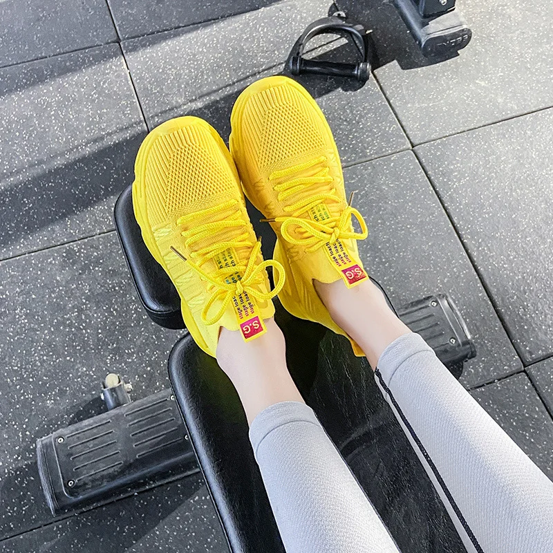 Cool Tenis Mujer 2021 Tennis Shoes for Woman New Breathable Brand Sneakers Platform Chaussure Femme Deportivas Jogging Trainers